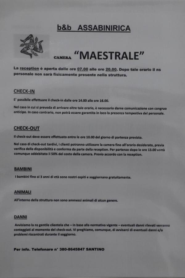 Assabinirica Panzió Acquedolci Kültér fotó